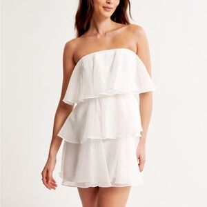 White Strapless Dress